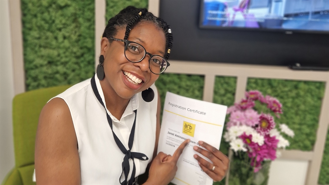 Congratulations to Amina Oguguo from our Cambridge Office!