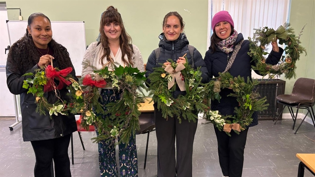 Wreath Making with Abbey People