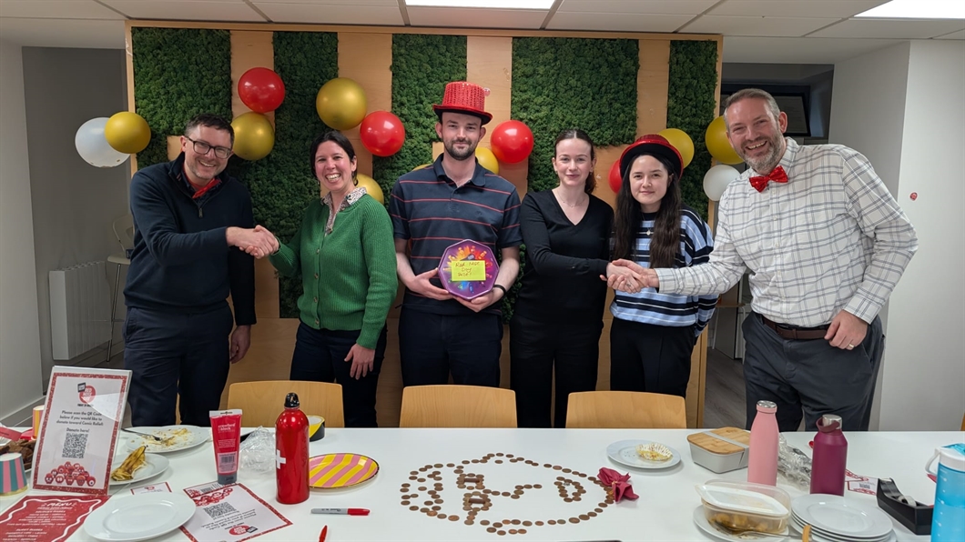 Fundraising Bake Sale for Comic Relief
