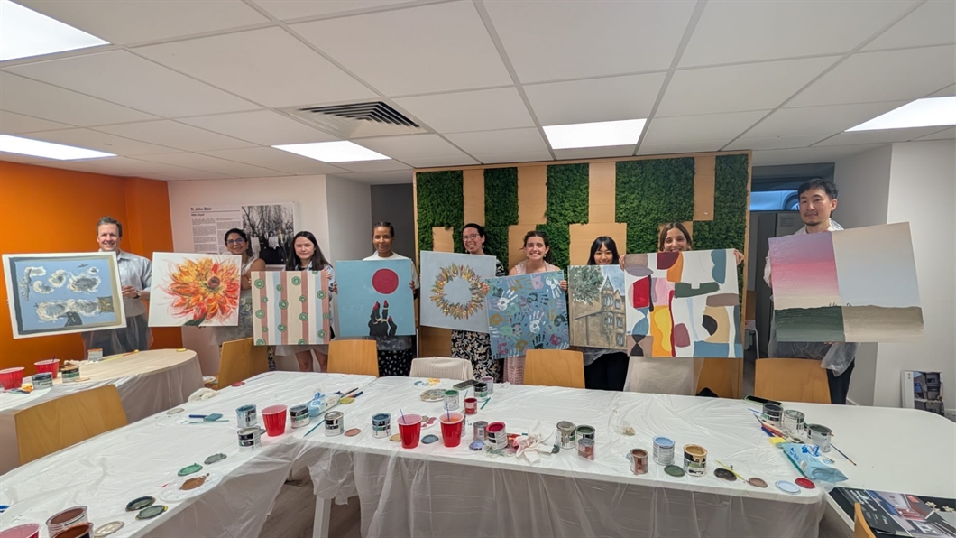 Painting on the Ceiling Event with Zentia